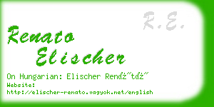 renato elischer business card